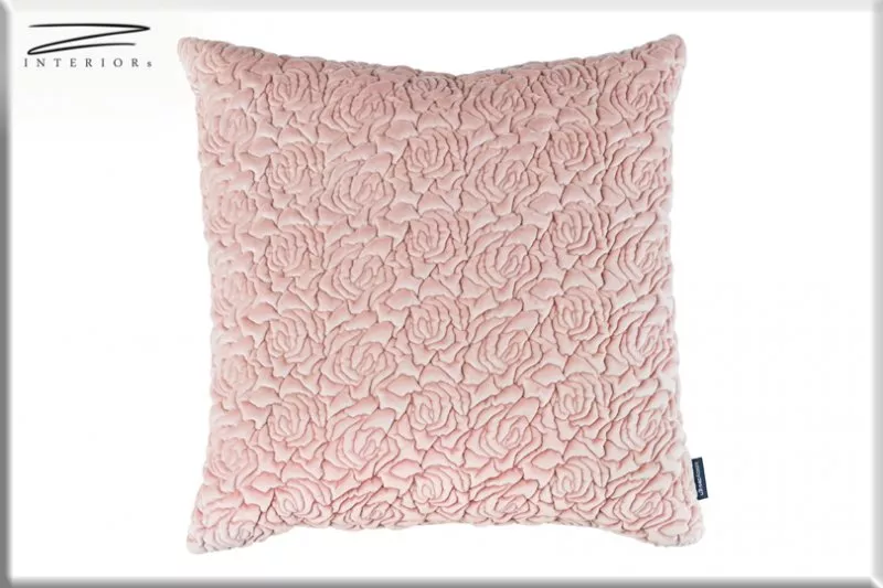 Kissen Kirkbydesign Aufwendiges gestepptes Kissen im Rosenlook vom aussehen.Größe 50 * 50 cm mit Füllung.Farbe : Rose