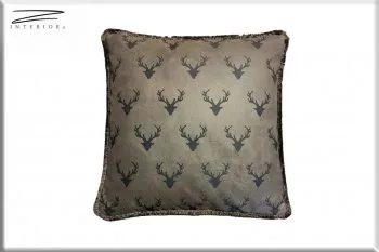 Kissen Aurelio gravierter Hirsch